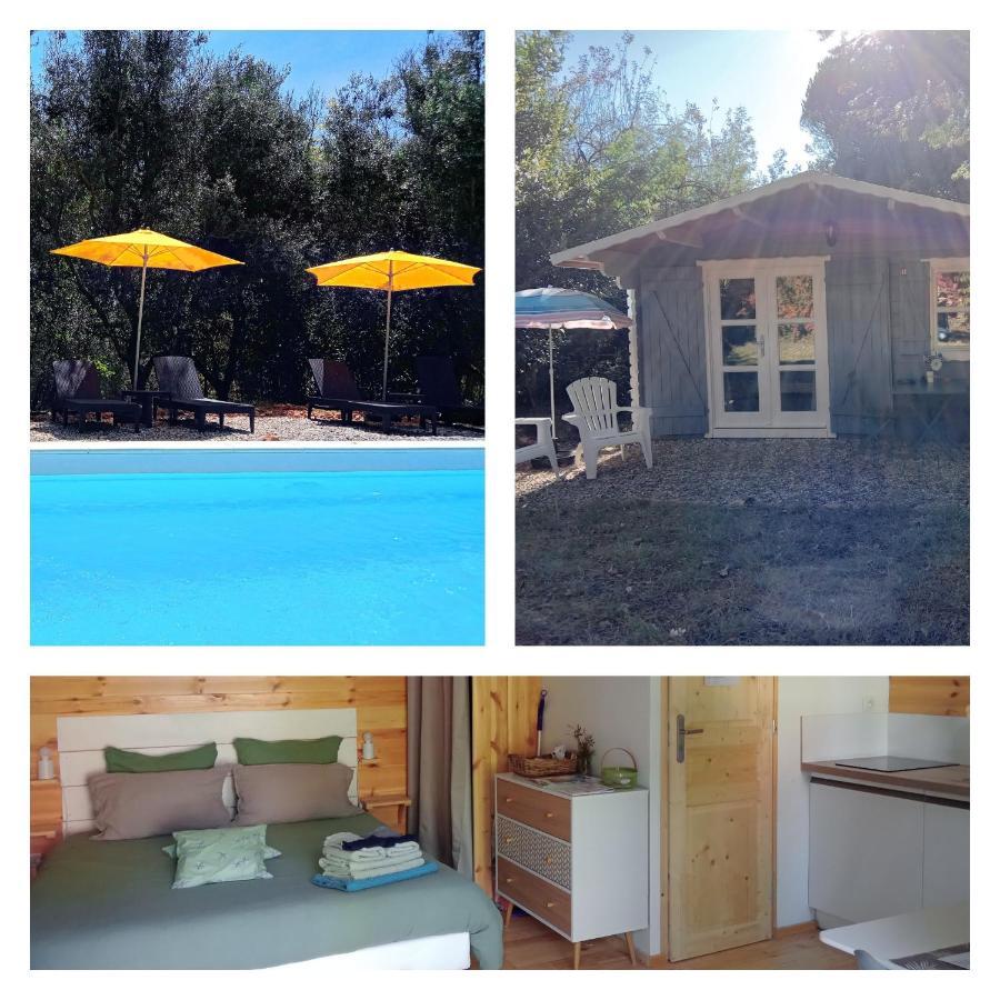 Chalet "Le Petit Olivier" Gites Appart 'Hotel L'Echappee Belle D'Aubenas Logement 2 Sur 3 Dış mekan fotoğraf