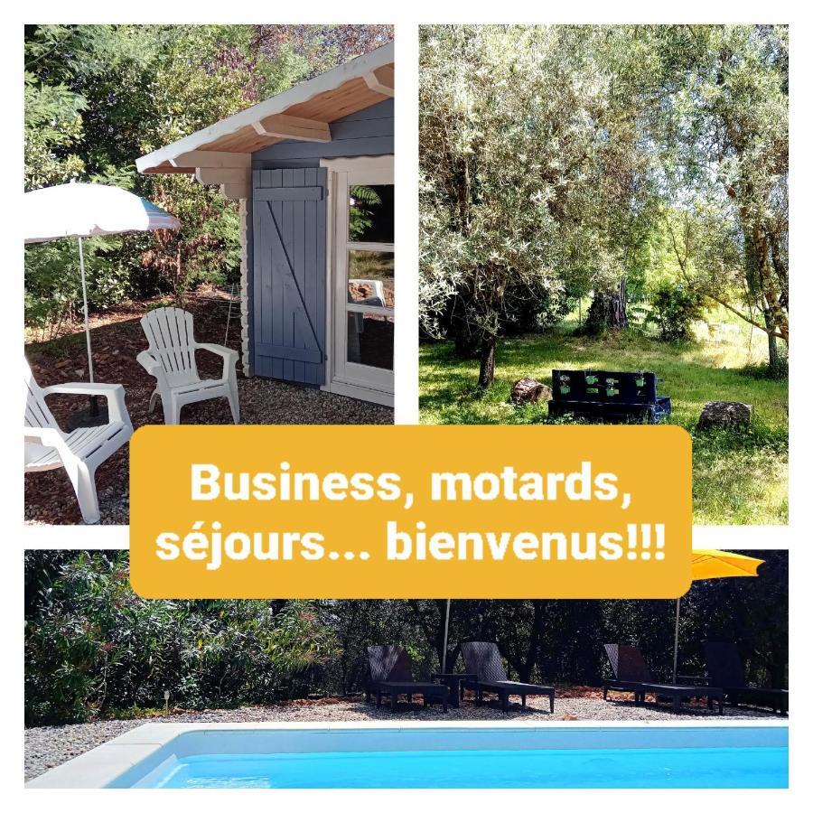 Chalet "Le Petit Olivier" Gites Appart 'Hotel L'Echappee Belle D'Aubenas Logement 2 Sur 3 Dış mekan fotoğraf